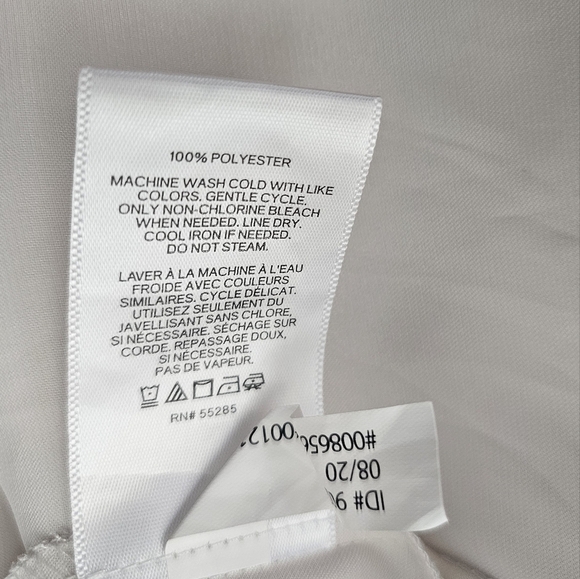 Express Off White Cream Blouse - Picture 3 of 5